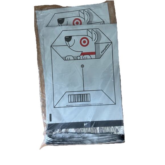Target Poly Mailer Bags Bullseye Dog 10x13 Pack of 50 New! Peel and Seal New - Picture 5 of 7